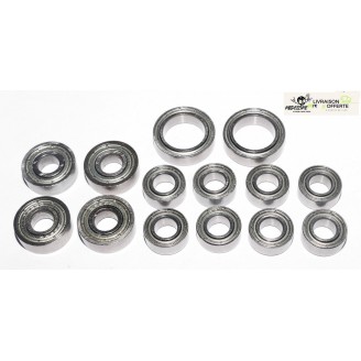 Kit roulements flasqués acier pour le Xmid : m5000