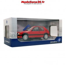 Solido-Peugeot 205 Gti 1.9 Phase 1 1988 Rouge 1/18 - Soli1801702