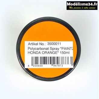 Spray pour Lexan HONDA ORANGE 150 ml : 3500011