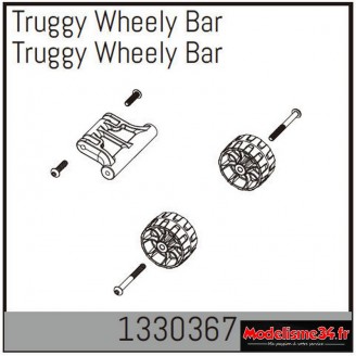 Absima Truggy Wheely Bar : 1330367