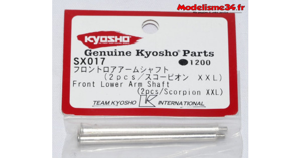 Jeu De 2 Bras Inférieurs Avant KYOSHO SX017 Pour Scorpion XXL - Pièces Neuves Sous Blister