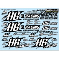 Planche de stickers HB Racing : HB204075