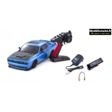Kyosho FAZER MK2 (L) Dodge Challenger SRT 2015 Hellcat 1/10 RTR + chargeur et batterie : 34415T2Bcombo
