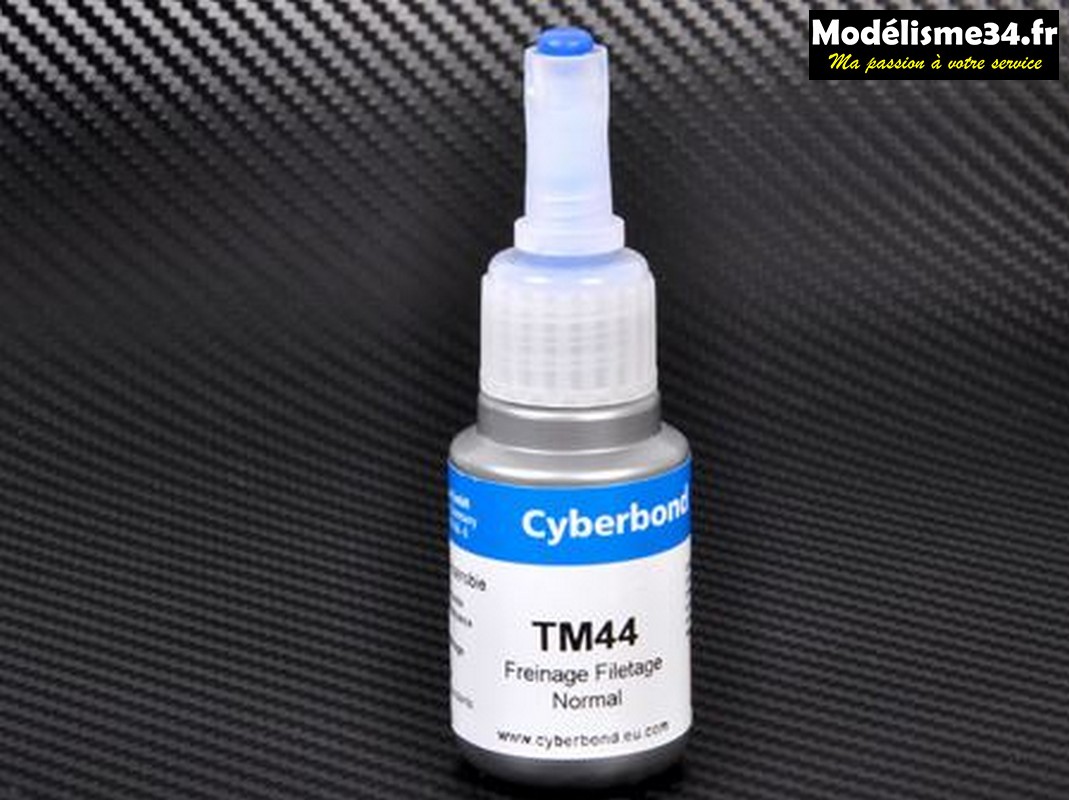 Cyberbond TM44 - Frein filet moyen (bleu), flacon 10g