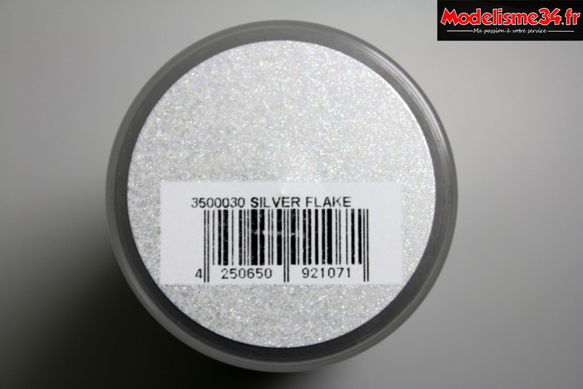 Peinture Acrylique Pailletée Argentée Mégacréa - Pot De 75 Ml - Pour Loisirs Créatifs, Décorations, Customisation